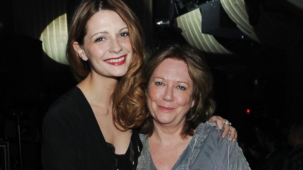 Mischa Barton and mother Nuala Barton pose for a photo at the Marquee Nightclub on Feb. 13, 2012 in Las Vegas, Nev.