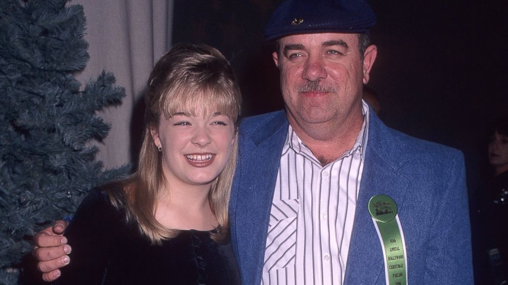 LeAnn Rimes and father Wilbur Rimes attend the 65th Annual Hollywood Christmas Parade on Dec. 1, 1996 in Hollywood, Calif.