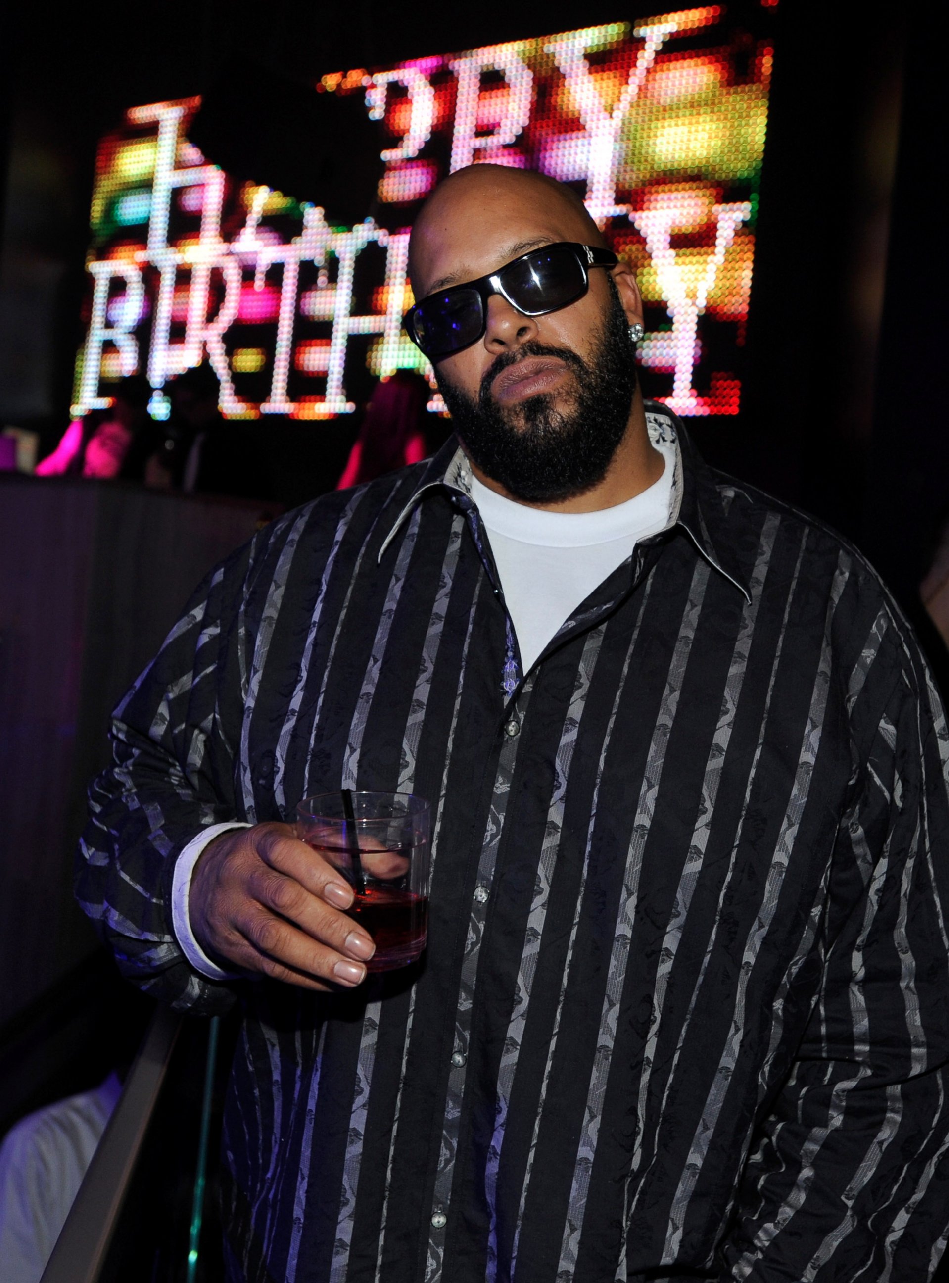 PHOTO: Marion 'Suge' Knight at the Chateau Nightclub & Gardens on November 19, 2011 in Las Vegas, Nevada.