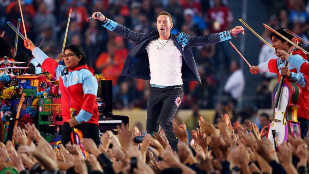 Super Bowl 50: Coldplay Rocks Colorful Halftime Show With Help From  Beyonce, Bruno Mars - ABC News