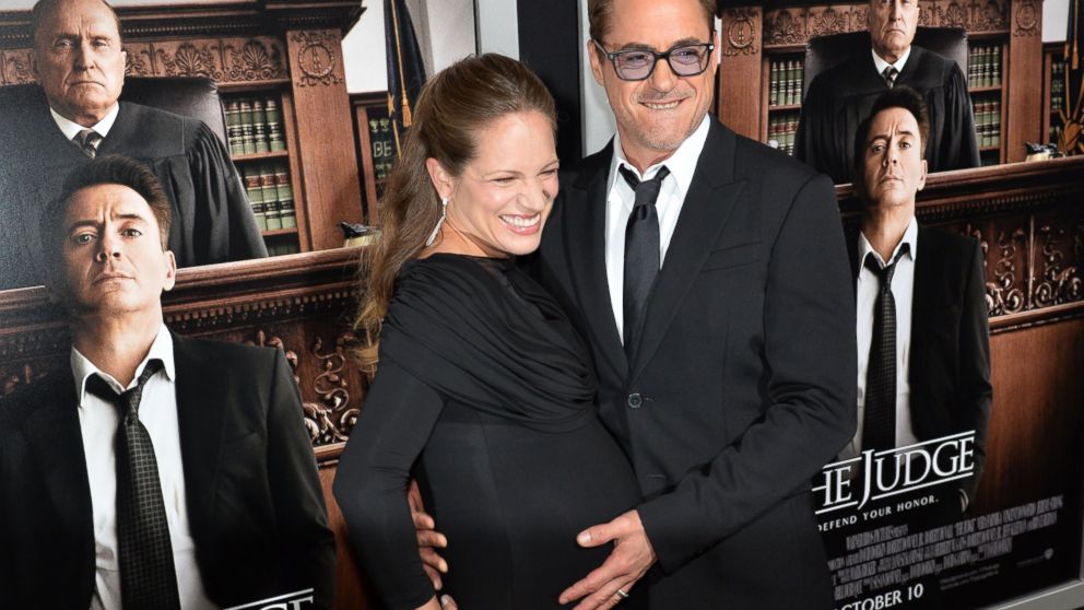 PHOTO: Actor Robert Downey Jr. and his wife, Producer Susan Downey, arrive for the Los Angeles premiere of "The Judge" in Beverly Hills, Calif. on Oct. 1, 2014.