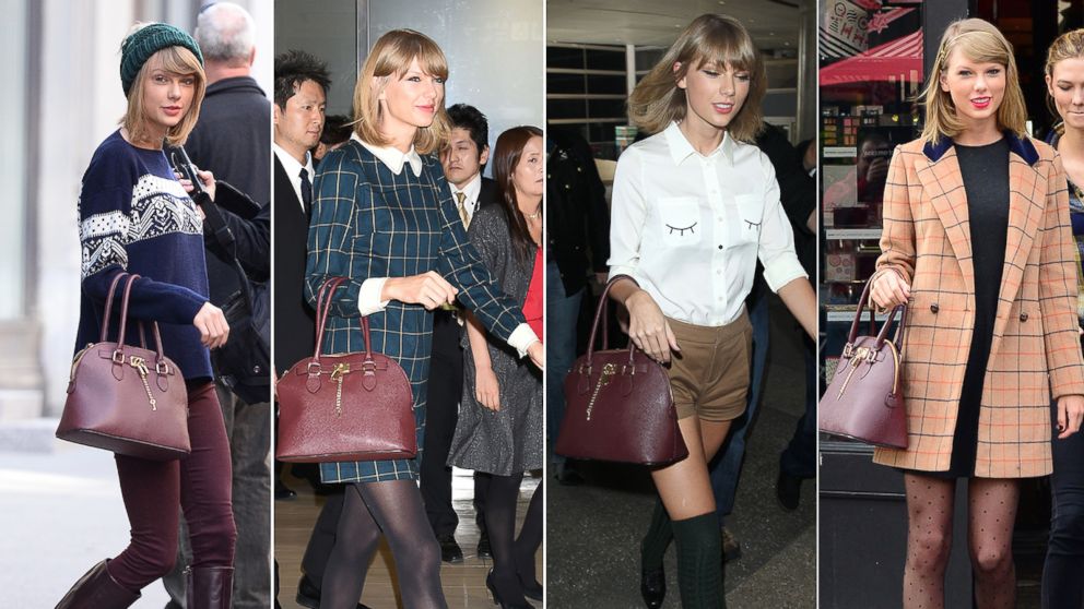 Taylor Swift is seen in these photos taken in fall, 2014. 