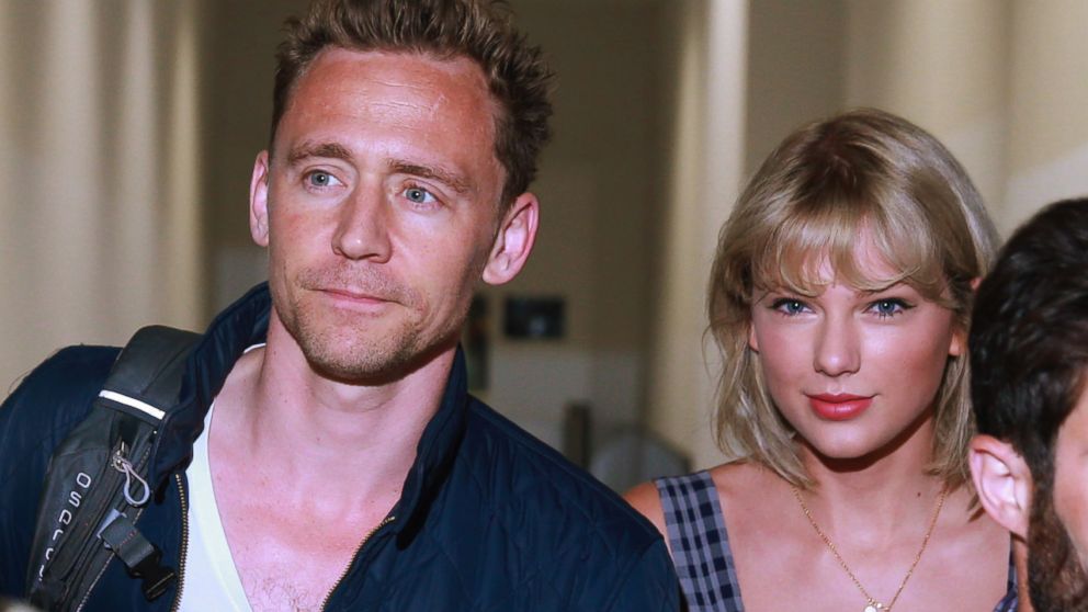 Tom Hiddleston and Taylor Swift arrive at Sydney International Airport in Sydney, New South Wales, July 8, 2016.