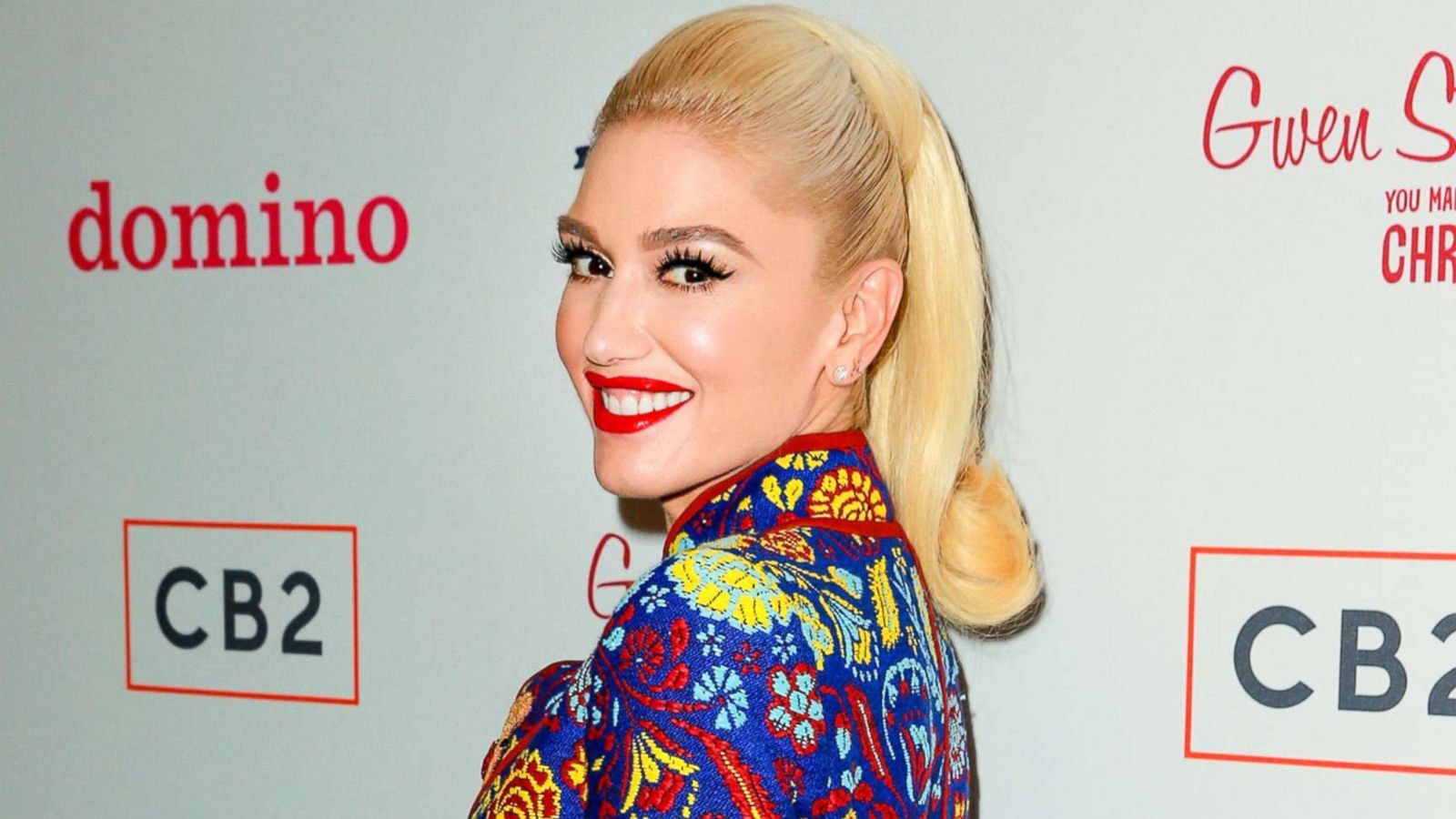 PHOTO: Gwen Stefani attends the Domino Holiday Pop-Up Shop, Dec. 7, 2017, in Los Angeles.