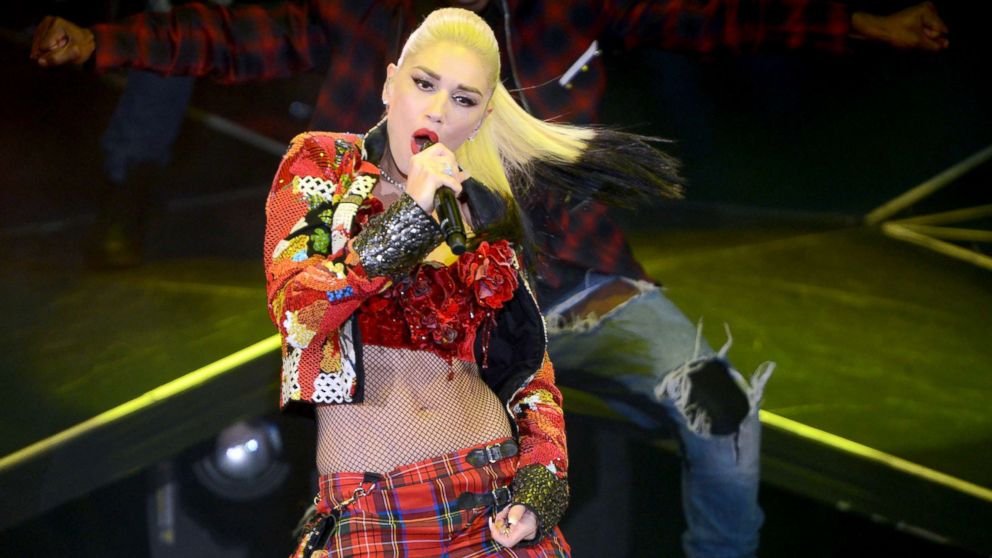 Gwen Stefani of the band No Doubt performs onstage during the final show at Irvine Meadows Amphitheatre, Oct. 30, 2016, in Irvine, California.