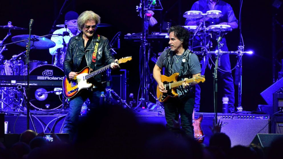 Daryl Hall and John Oates perform during the Daryl Hall & John Oats And Tears For Fears Concert at the Prudential Center, June 17, 2017 in Newark, N.J.