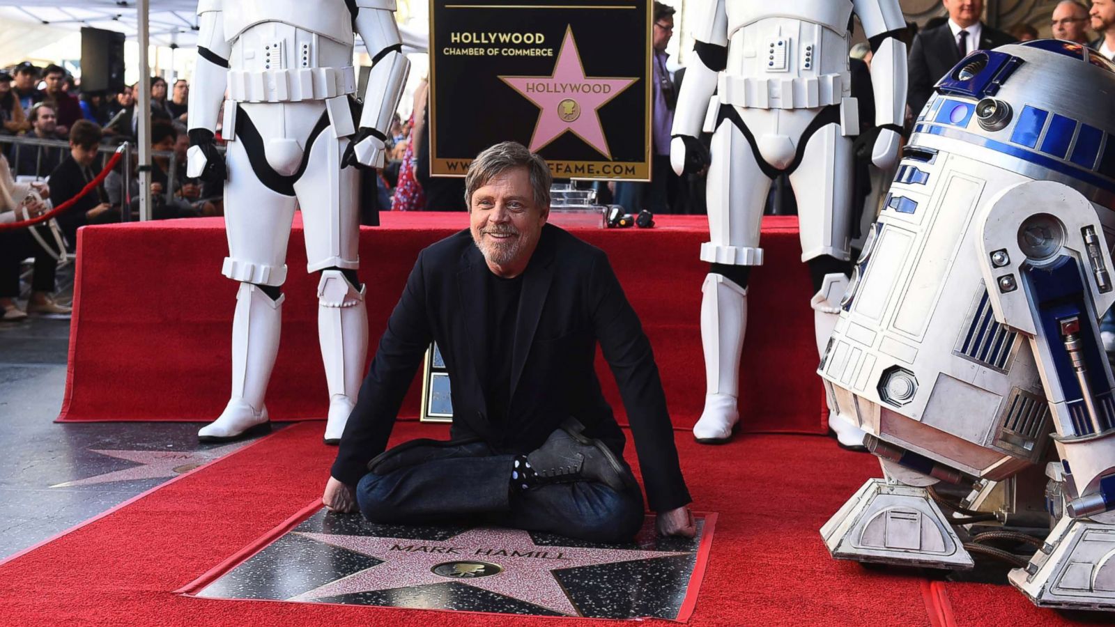 Star Wars' Star Mark Hamill Receives Hollywood Walk of Fame Honor