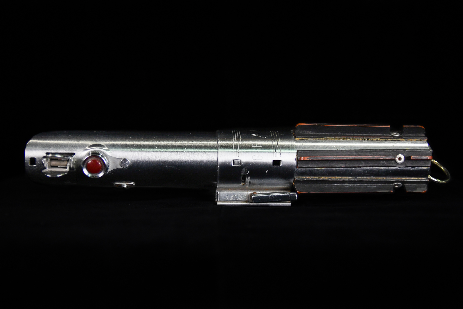 PHOTO:The original lightsaber used by Mark Hamill in the first Star Wars movie. 