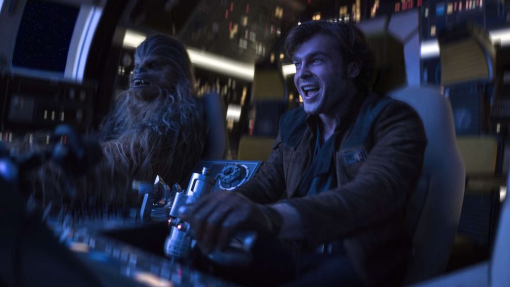 PHOTO: Alden Ehrenreich is Han Solo and Joonas Suotamo is Chewbacca in "Solo: A Star Wars Story."