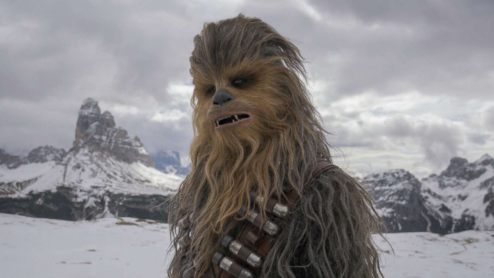 PHOTO: Joonas Suotamo is Chewbacca in "Solo: A Star Wars Story."