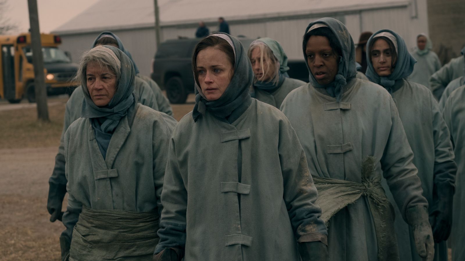 PHOTO: Ofglen, Alexis Bledel, in Season Two of the Handmaid's Tale on Hulu.