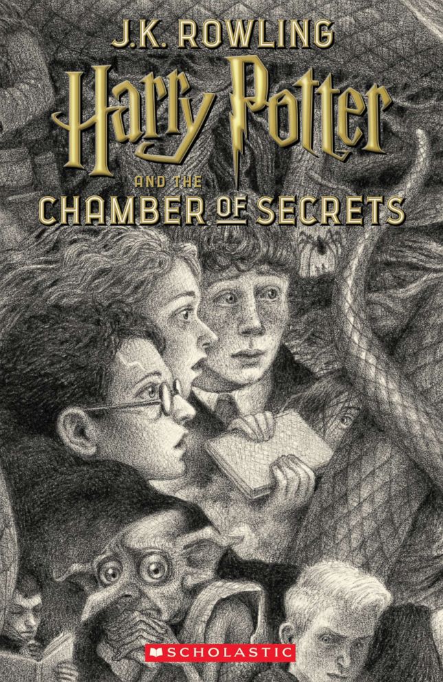 PHOTO: Scholastic's new book cover for "Harry Potter and the Chamber of Secrets," featuring art by Brian Selznick, is pictured here.