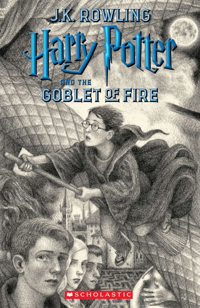 PHOTO: Scholastic's new book cover for "Harry Potter and the Goblet of Fire," featuring art by Brian Selznick, is pictured here.