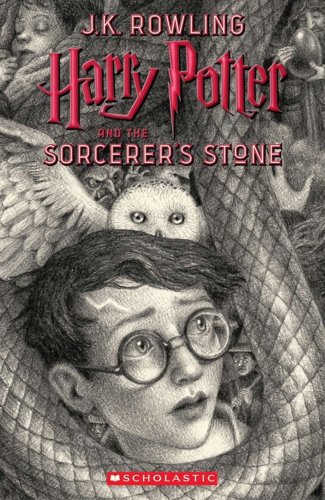 PHOTO: Scholastic's new book cover for "Harry Potter and the Sorcerer's Stone," featuring art by Brian Selznick, is pictured here. 