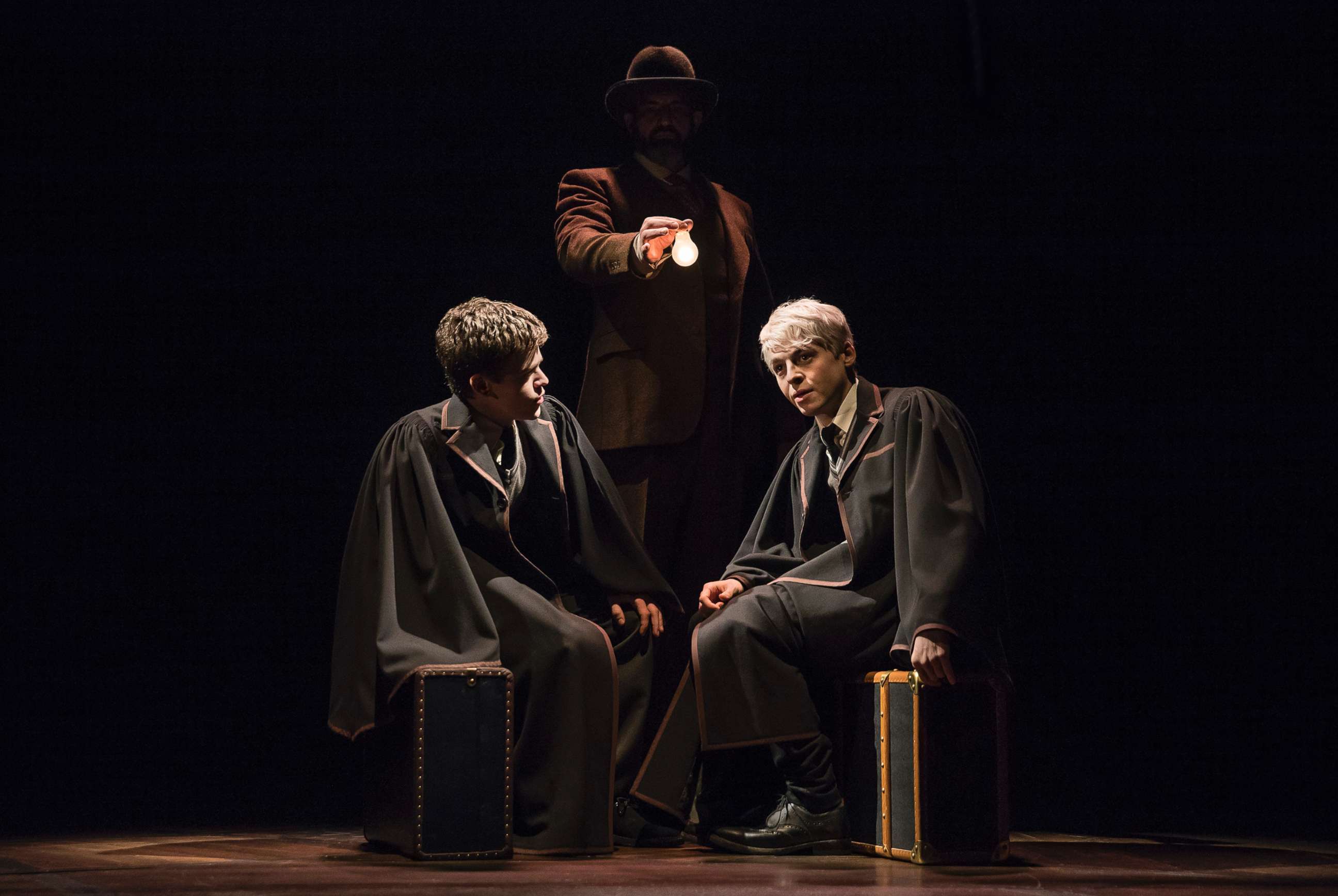 PHOTO: Sam Clemmett and Anthony Boyle in a scene from "Harry Potter and the Cursed Child."