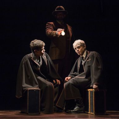 PHOTO: Sam Clemmett and Anthony Boyle in a scene from "Harry Potter and the Cursed Child."