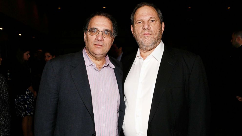 Bob and Harvey Weinstein attend the premiere of "The Road" on Nov. 16, 2009, in New York City.  