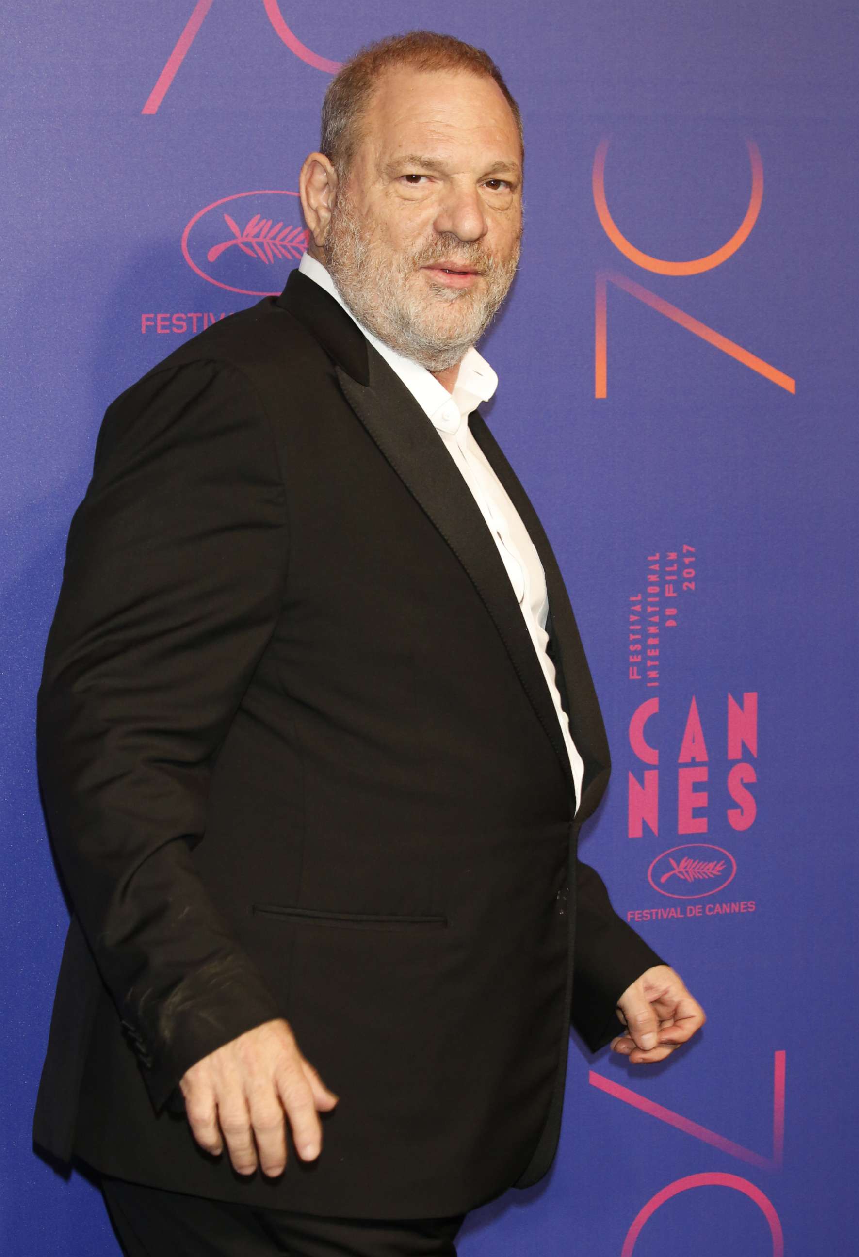 PHOTO: Harvey Weinstein arrives at the 70th Anniversary Dinner during the 70th Annual Cannes Film Festival at Port Canto in Cannes, France, May 23, 2017.