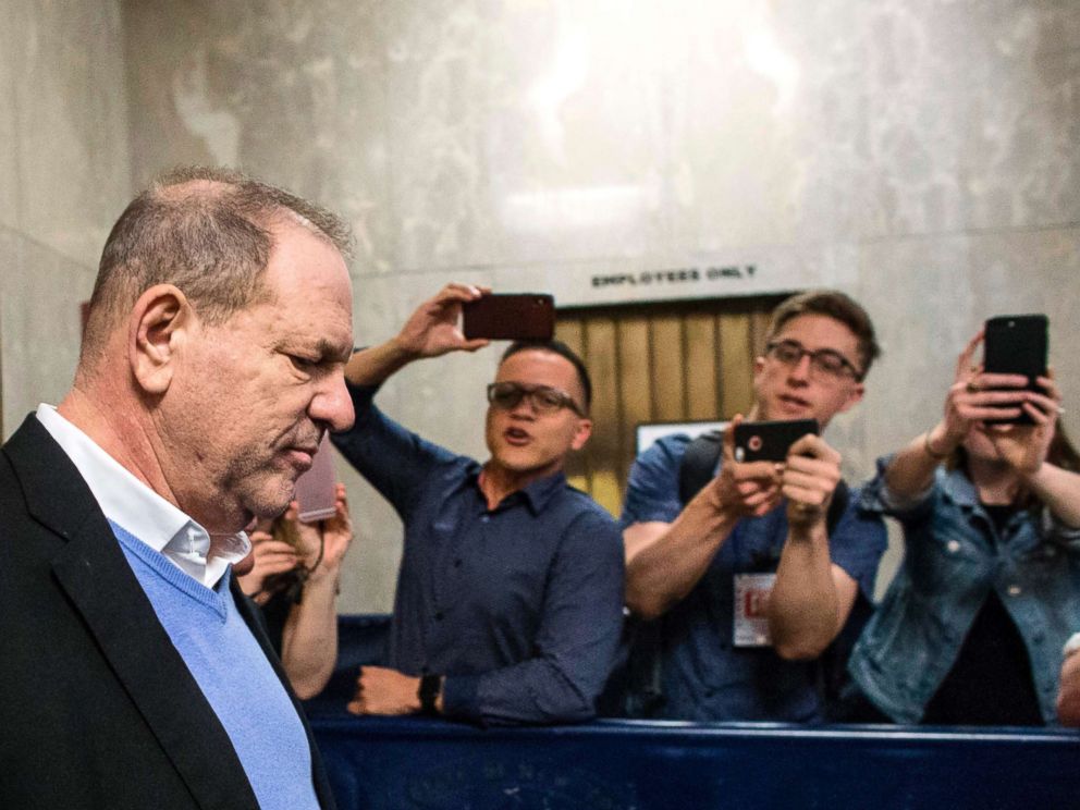 PHOTO: Harvey Weinstein leaves the Manhattan Criminal Court in New York, May 25, 2018.