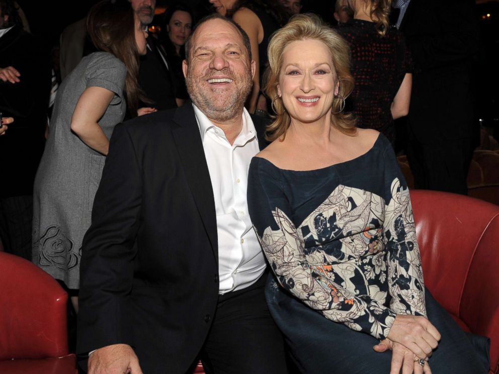 PHOTO: Harvey Weinstein and actress Meryl Streep attend the Australian Academy Of Cinema And Television Arts International Awards Ceremony at Soho House on Jan. 27, 2012 in West Hollywood.