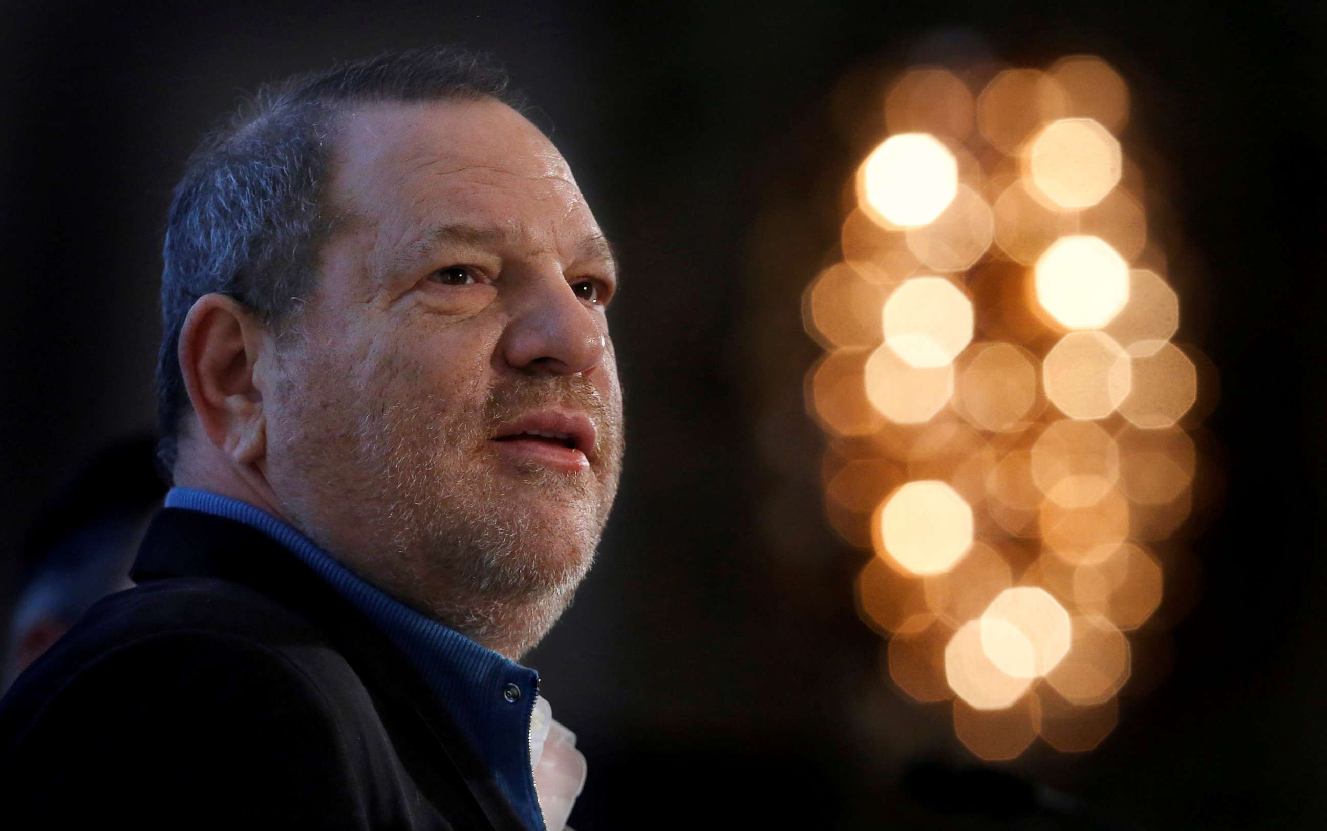 PHOTO: Harvey Weinstein speaks at the UBS 40th Annual Global Media and Communications Conference in New York, Dec. 5, 2012.    