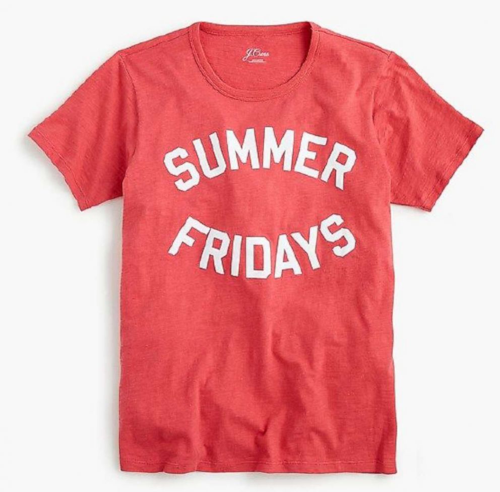 PHOTO: If only everyday could be Friday. Suggest the vibe any day of the week with this cute tee. 