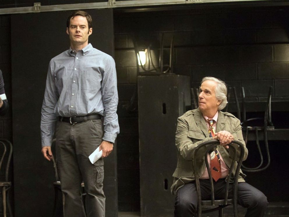 PHOTO: Rightor Doyle, Bill Hader and Henry Winkler in a scene from HBOs Barry.