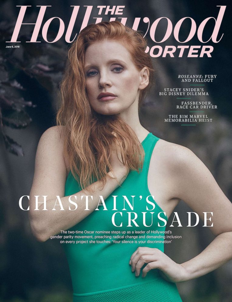 PHOTO: Jessica Chastain is featured on the cover of the June 6, 2018 issue of "The Hollywood Reporter."