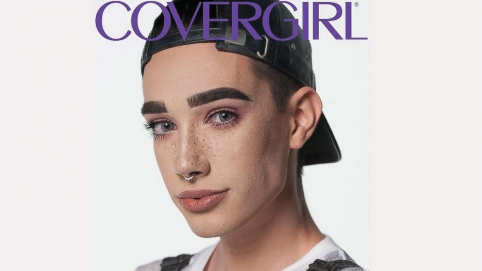 The first male COVERGIRL model James Charles.