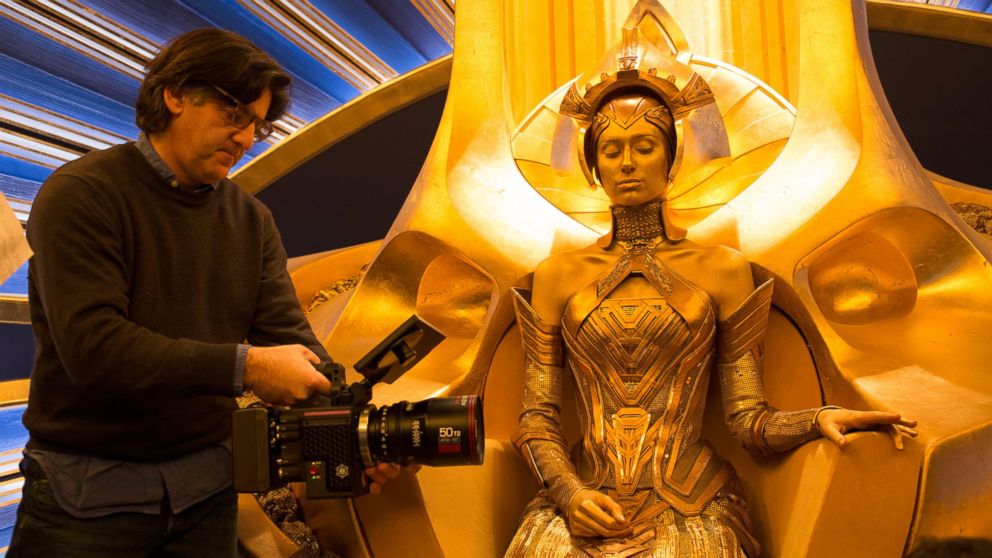 PHOTO: Elizabeth Debicki is pictured here as Ayesha on the set of "Guardians of the Galaxy Vol. 2."