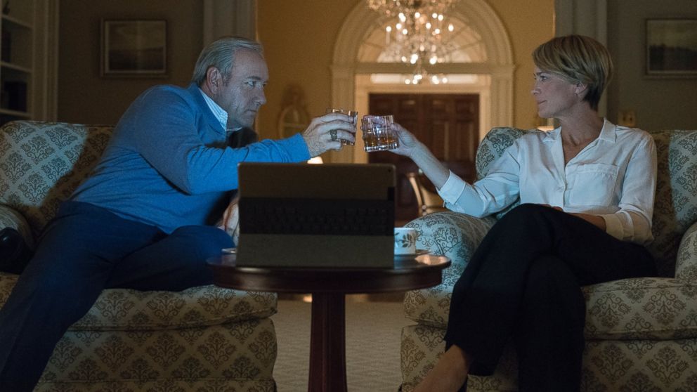 PHOTO: Kevin Spacey and Robin Wright are seen in Season 5 of the Netflix drama, "House of Cards."