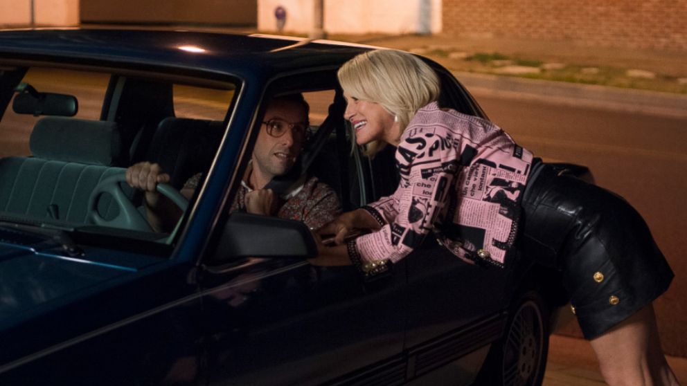 Jane Seymour and Adam Sandler in "Sandy Wexler."