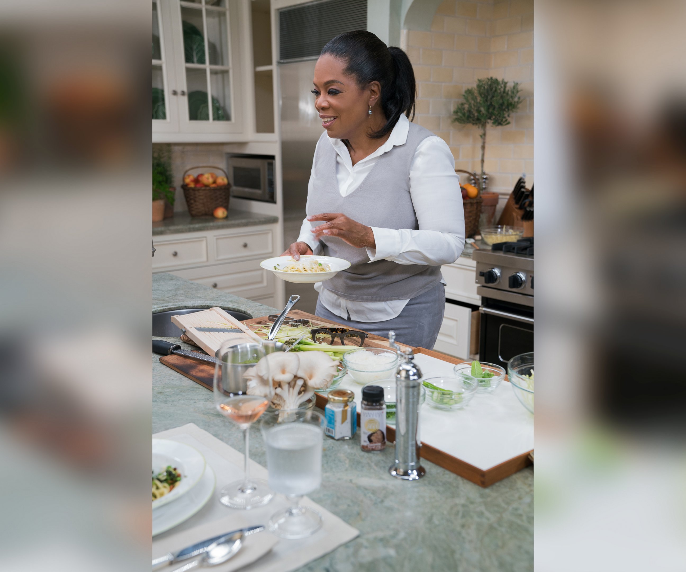 PHOTO: Oprah Winfrey is pictured in an undated handout photo, released with the announcement that she reached the milestone of losing more than 40 pounds, crediting the loss to her "lifestyle" on Weight Watchers.