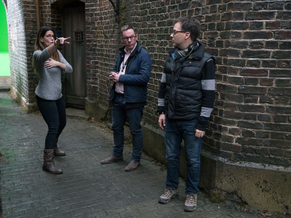 PHOTO: The director of photography for Wonder Woman shares photos from the set. Director Patty Jenkins is seen on set in this photograph.