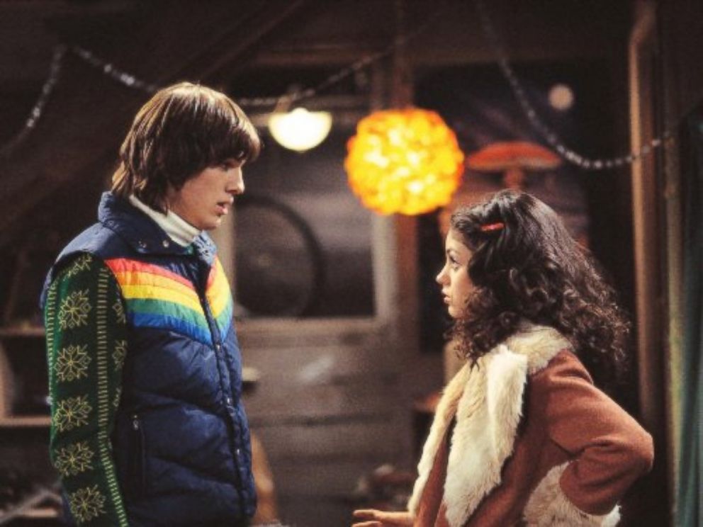 PHOTO: Ashton Kutcher and Mila Kunis in That '70s Show, 1998.
