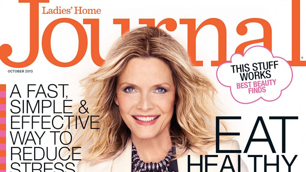 PHOTO: Michelle Pfeiffer is photographed by Ruven Afanador for the cover of the October 2013 issue of Ladies Home Journal. 