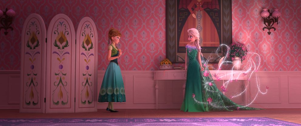 PHOTO: Elsa celebrates Anna's birthday by throwing a party full of surprises and presents, including summer dresses, until Elsa's icy powers have a few unintended consequences.