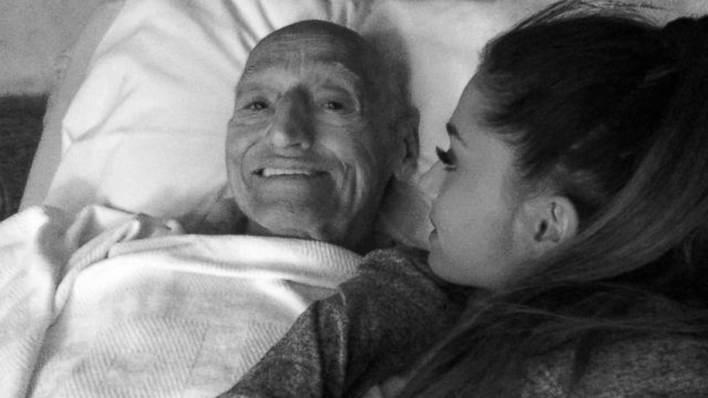 PHOTO: Singer Ariana Grande is seen with her grandfather in an undated photo posted to her Twitter and Instagram accounts on July 23, 2014 with the text, "I love you." 