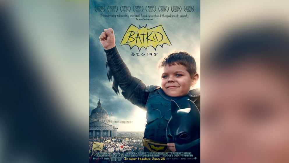 The poster for the documentary "Batkid Begins."