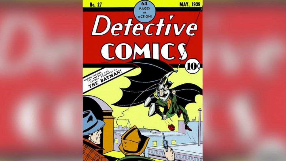 PHOTO: 75th anniversary of DC Comics superhero Batman first appearing in Detective Comics #27, starring as The Bat-Man in a six-page story entitled 'The Case of the Criminal Syndicate!'. 