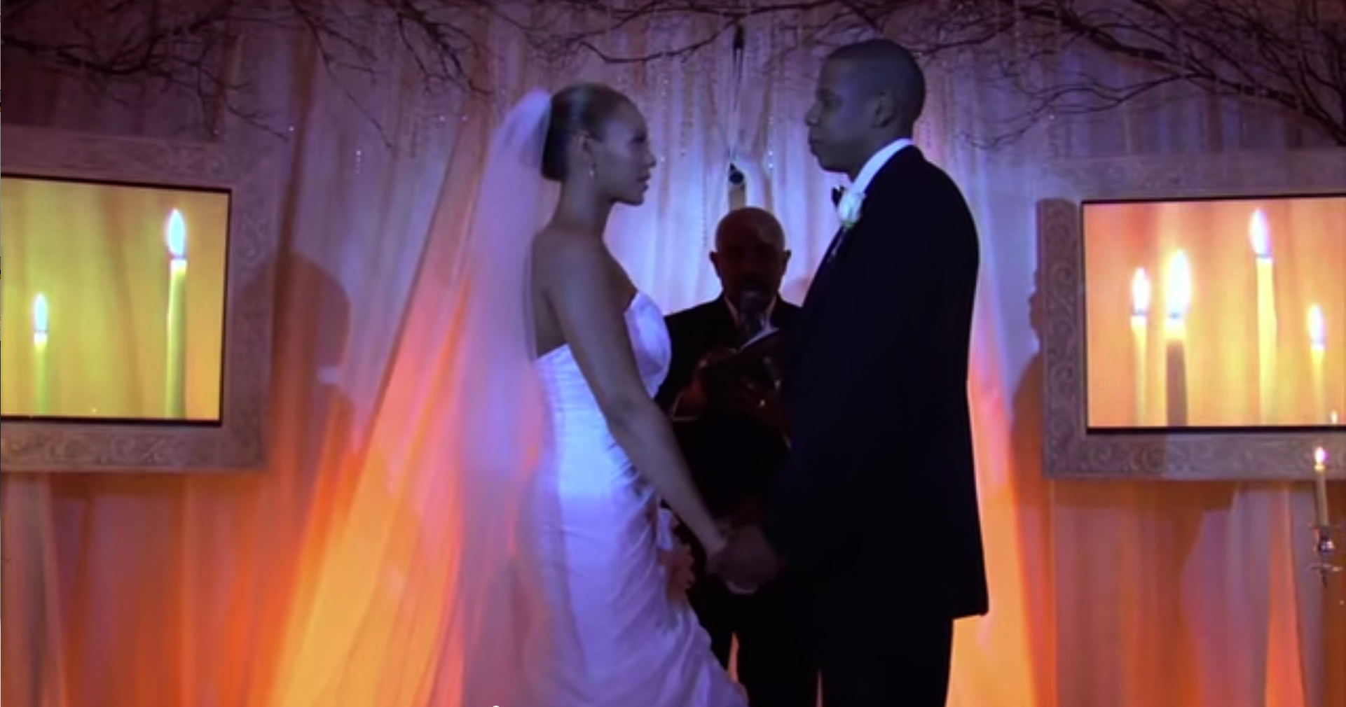 PHOTO: Beyonce posted this video on YouTube showing a clip from the "On the Run" documentary, including footage from her wedding and personal moments with her family. 