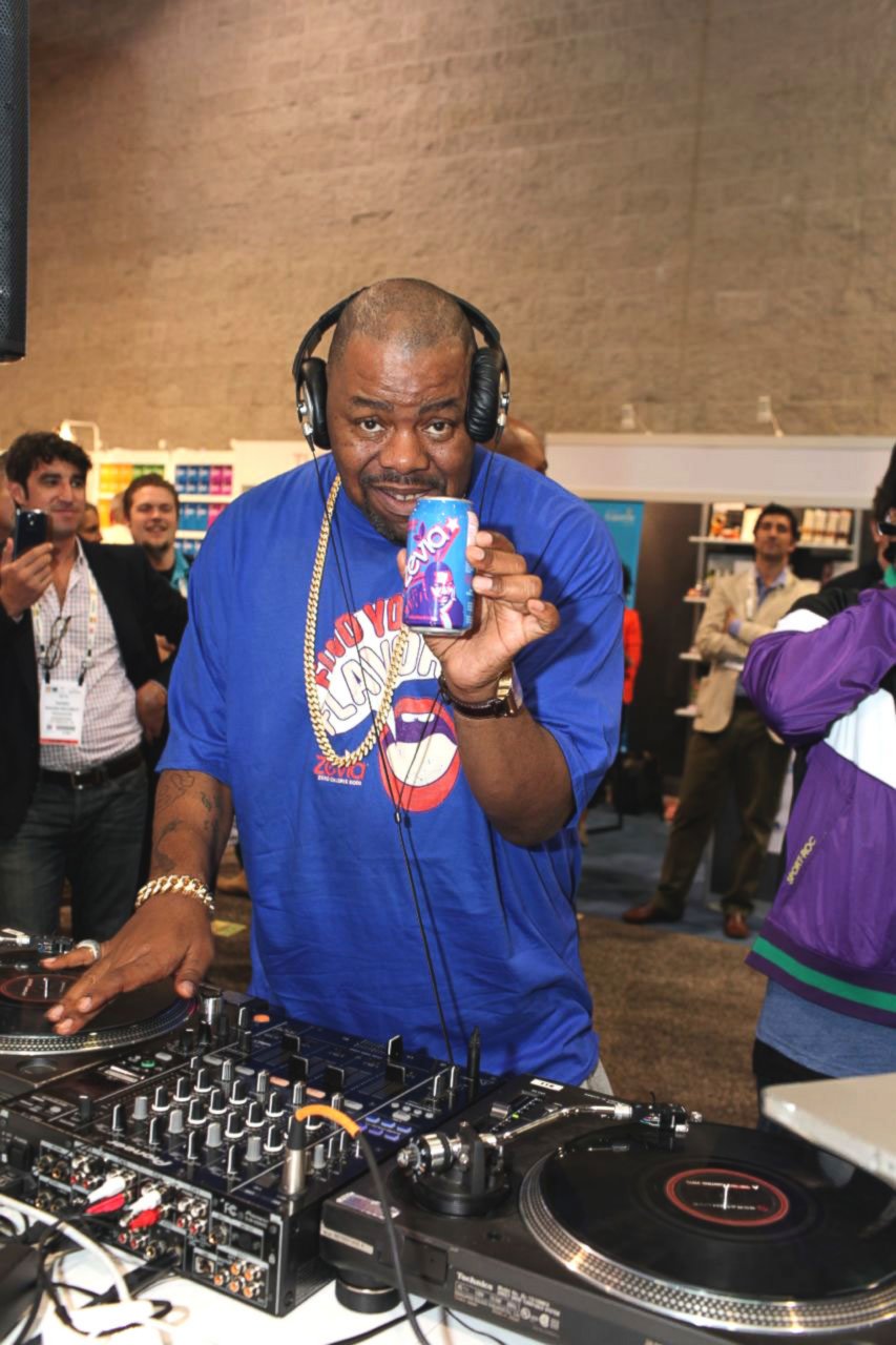 PHOTO: Biz Markie appears here with his signature Zevia can.