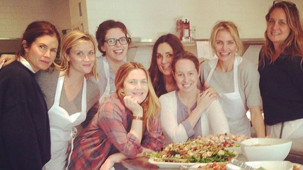 Cameron Diaz posted an image on Instagram of herself with a group of women that included Reese Witherspoon and Drew Barrymore. 