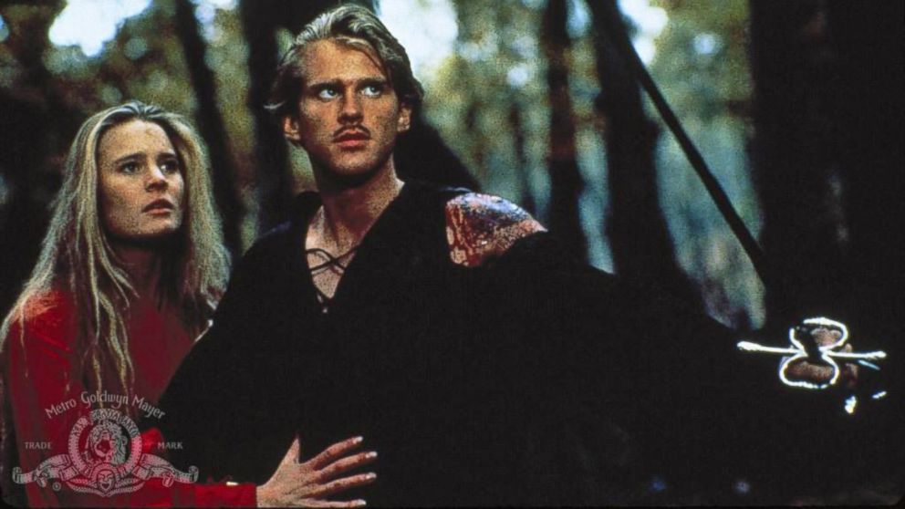 Robin Wright and Cary Elwes are seen in a still from the 1987 film "The Princess Bride." 