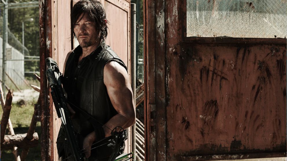 Norman Reedus as Daryl Dixon in a still from Season 4 of "The Walking Dead."