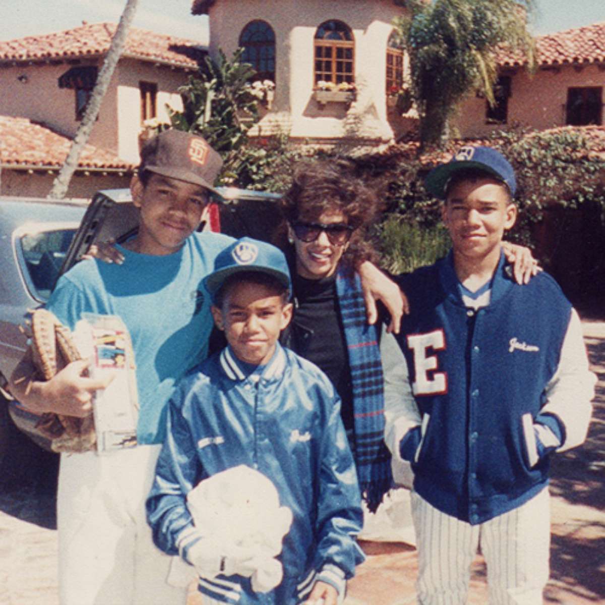 Delores "Dee Dee" Jackson (center) is seen here with her three sons, TJ, Taj and Taryll Jackson, in this undated family photo.