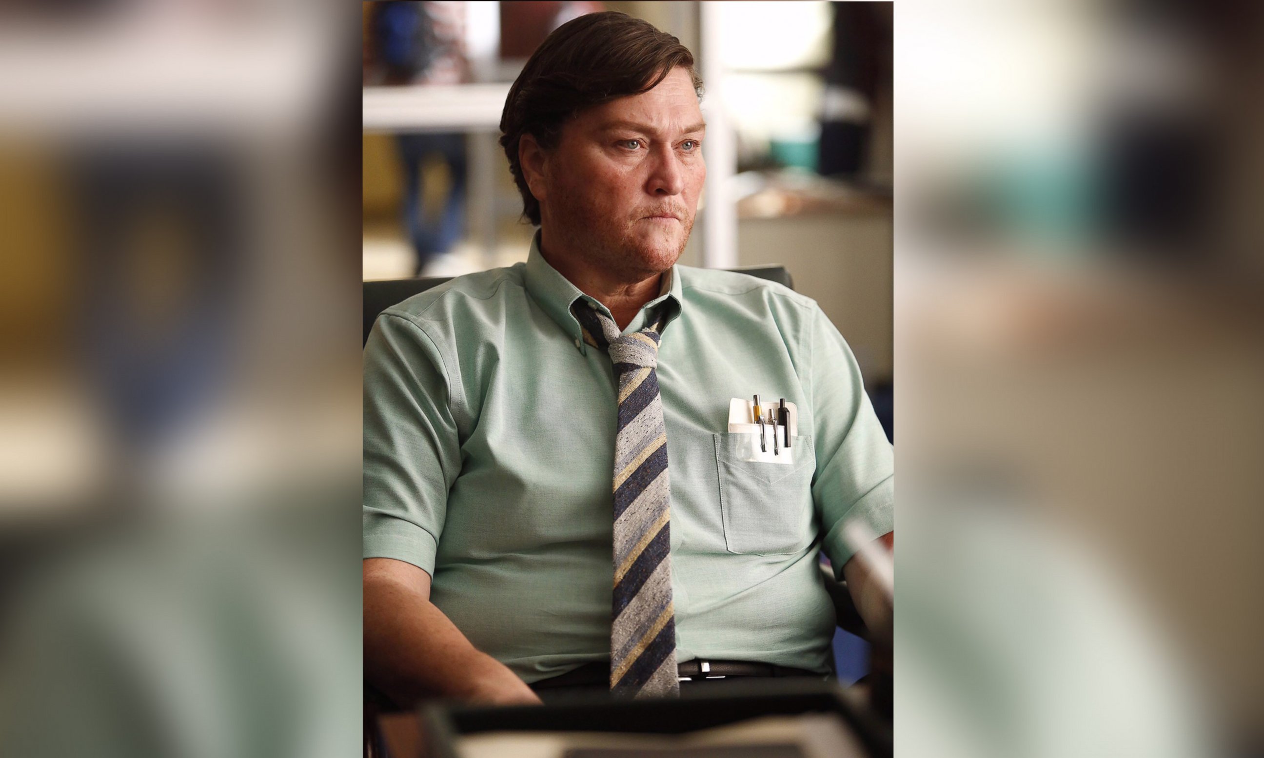 PHOTO: Dot-Marie Jones appears as "Coach Sheldon Beiste" in the "Transitioning" episode of "GLEE" airing on Feb. 13, 2015.