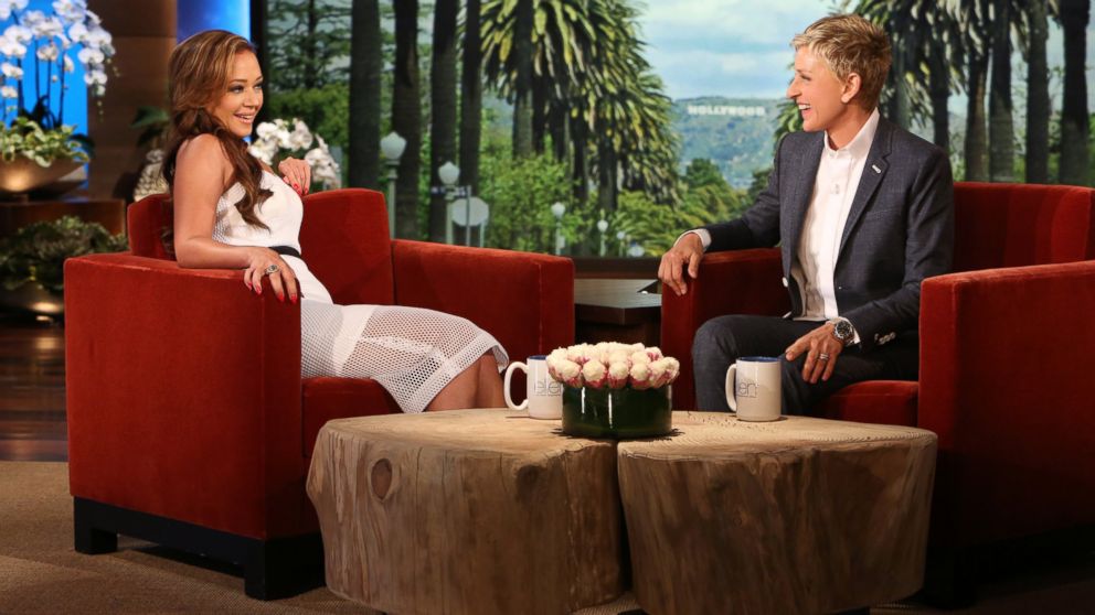 Leah Remini appears on "The Ellen DeGeneres Show" on May 28, 2014. 