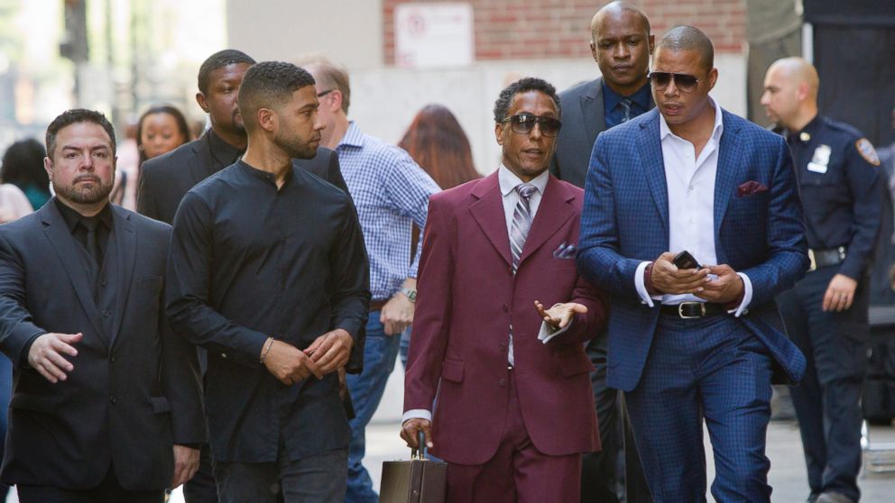 Jussie Smollett, Andre Royo and Terrence Howard are seen in the "Fires Of Heaven" episode of "Empire," Oct. 7, 2015.