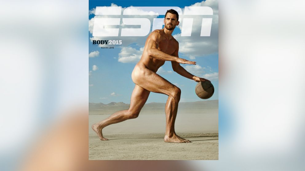 The Cleveland Cavaliers' Kevin Love is one of six cover models in the 2015 special "The Body" issue of ESPN magazine.